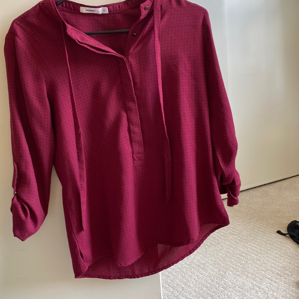 Polka dot blouse